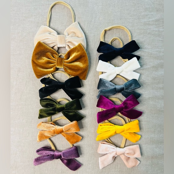 Other - Velvet Baby Bows